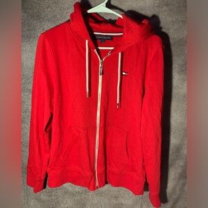 Hoodie by Tommy Hilfiger Red Women’s size medium